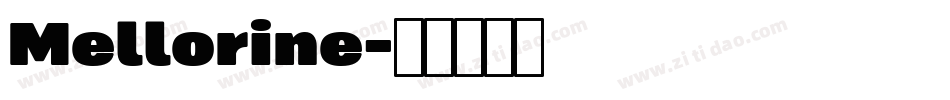 Mellorine字体转换