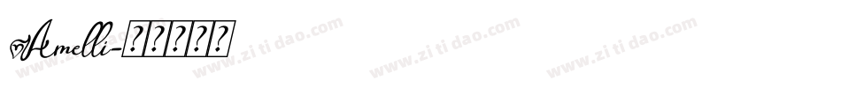 Amelli字体转换