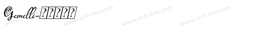 Gemelli字体转换
