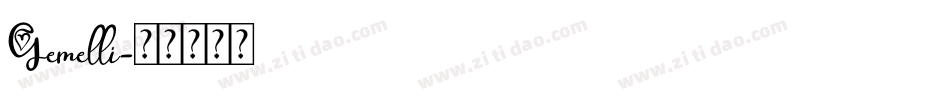 Gemelli字体转换