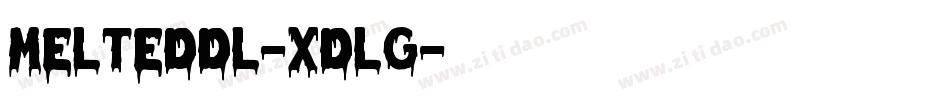 MeltedDl-XdLg字体转换