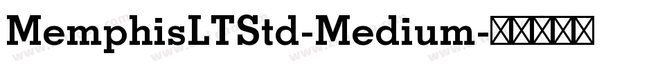 MemphisLTStd-Medium字体转换