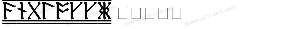 AngloSSK字体转换