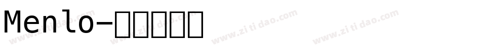 Menlo字体转换