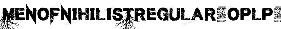 MenofnihilistRegular-OPLp字体转换