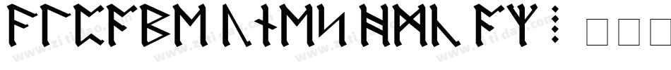 AlpabeRunesChmc-axB5R字体转换