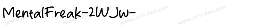 MentalFreak-2WJw字体转换