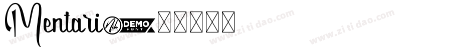 Mentari字体转换