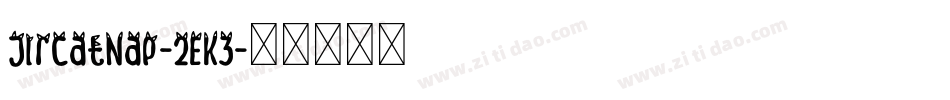 JlrCatNap-2EK3字体转换