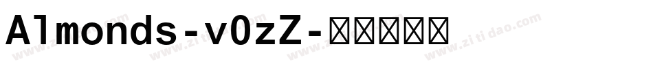 Almonds-v0zZ字体转换