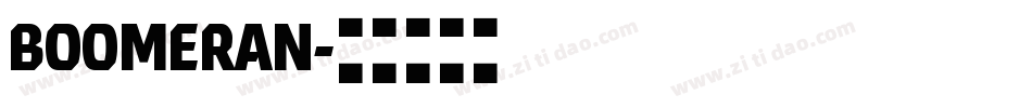BOOMERAN字体转换