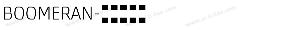 BOOMERAN字体转换