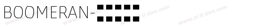 BOOMERAN字体转换