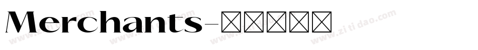 Merchants字体转换