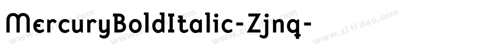 MercuryBoldItalic-Zjnq字体转换