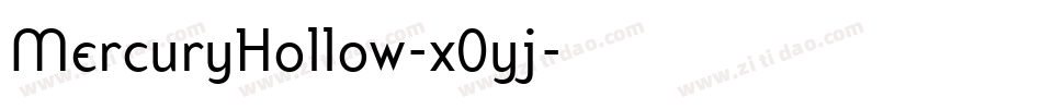 MercuryHollow-x0yj字体转换