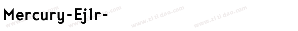 Mercury-Ej1r字体转换