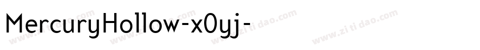 MercuryHollow-x0yj字体转换