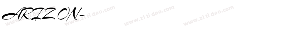 ARIZON字体转换