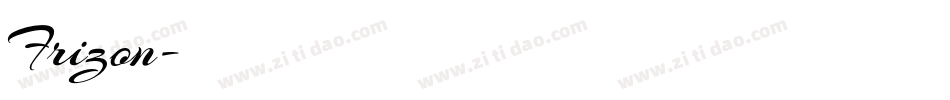 Frizon字体转换