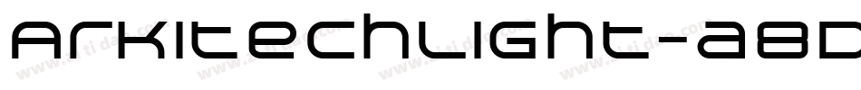 ArkitechLight-a8dE字体转换