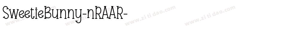 SweetieBunny-nRAAR字体转换