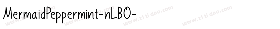 MermaidPeppermint-nLBO字体转换