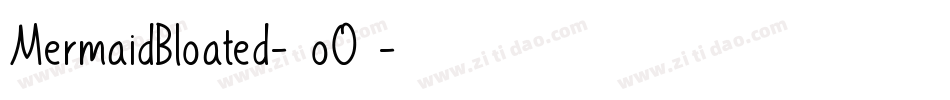 MermaidBloated-9oO2字体转换