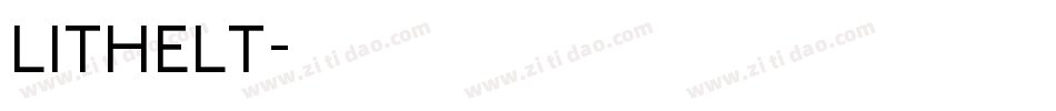 LITHELT字体转换