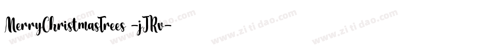 MerryChristmasTrees-jJRv字体转换