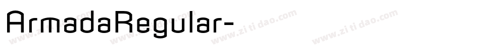 ArmadaRegular字体转换