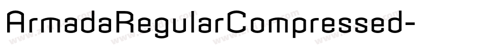 ArmadaRegularCompressed字体转换