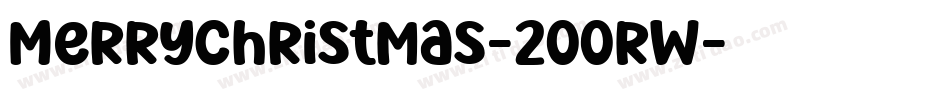 MerryChristmas-2OOrW字体转换