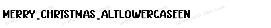 Merry_Christmas_AltLowercaseEnding-Regular字体转换