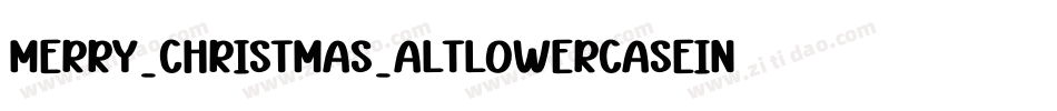 Merry_Christmas_AltLowercaseInitial-Regular字体转换