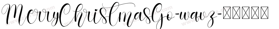 MerryChristmasGo-wqvz字体转换