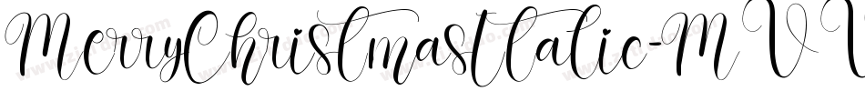 MerryChristmasItalic-MVVyp字体转换 MerryChristmasItalic-MVVyp字体转换