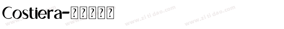 Costiera字体转换