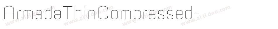 ArmadaThinCompressed字体转换