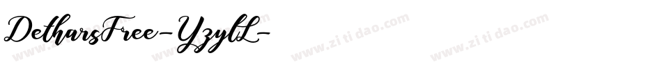 DetharsFree-YzylL字体转换