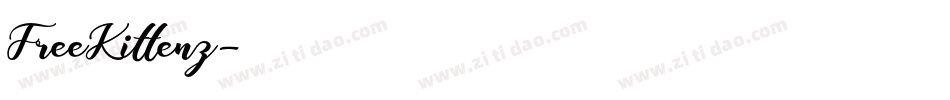 FreeKittenz字体转换