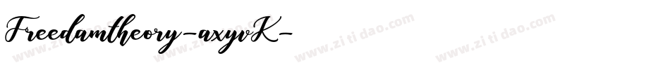Freedamtheory-axyvK字体转换
