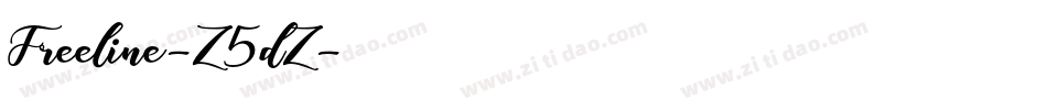 Freeline-Z5dZ字体转换