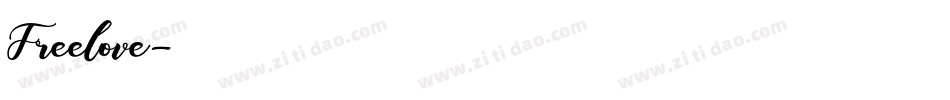Freelove字体转换