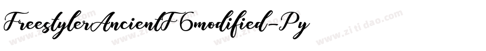 FreestylerAncientF6modified-Pyx2字体转换