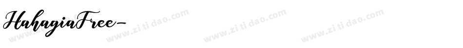 HahagiaFree字体转换