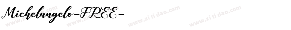 Michelangelo-FREE字体转换