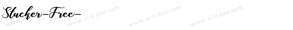 Stucker-Free字体转换