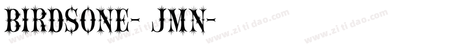 Birdsone-8jmn字体转换