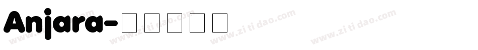 Anjara字体转换